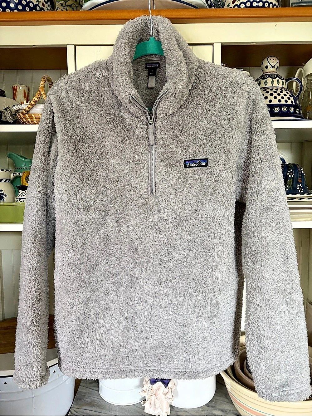 Women’s Patagonia Los Gatos 1/4-Zip Fleece Pullover Gray Medium